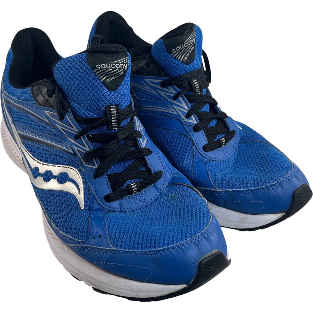 Saucony Cohesion 14 Men’s Running Shoes Blue Black Athletic Size 12 S20628-8
